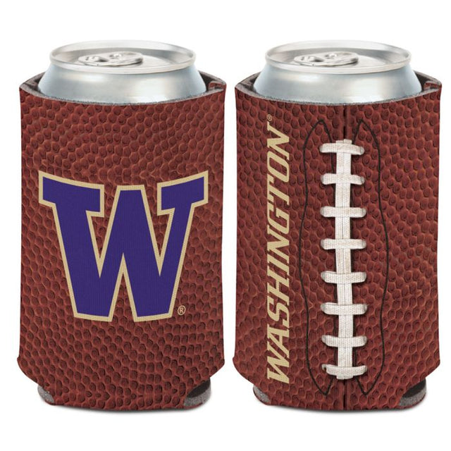 Enfriador de lata de FÚTBOL Washington Huskies de 12 oz.