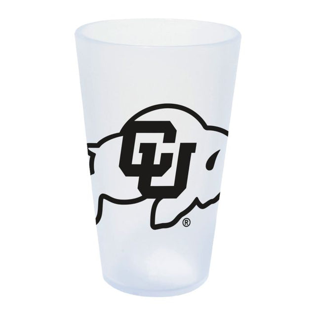 Vaso de pinta de silicona de 16 oz de Colorado Buffaloes