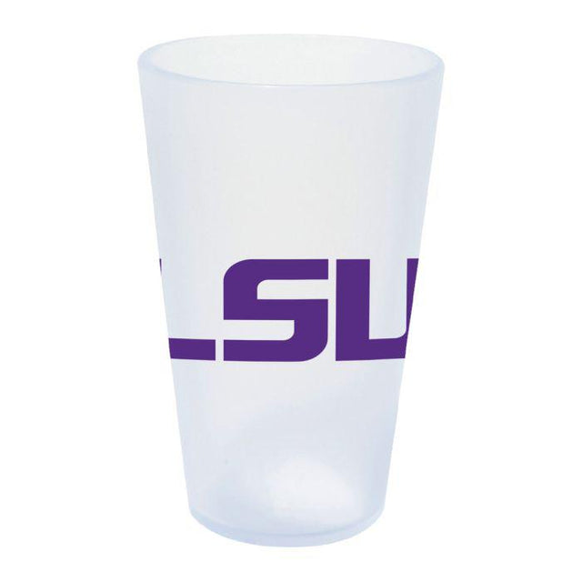 Vaso de pinta de silicona ICICLE de 16 oz de LSU Tigers