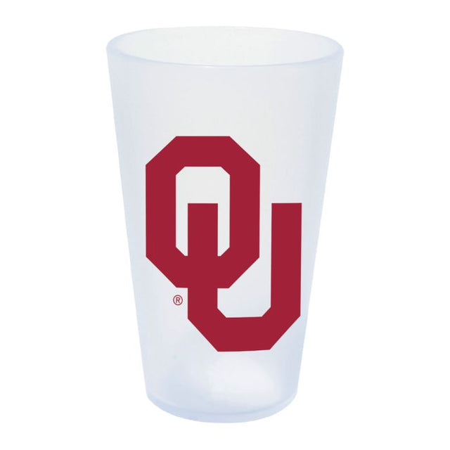 Oklahoma Sooners ICICLE 16 oz Silicone Pint Glass