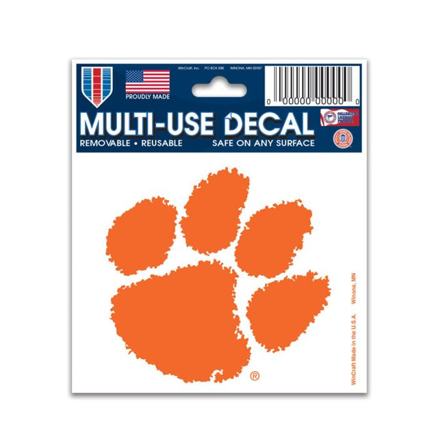 Clemson Tigers Multi-Use Decal 3" x 4"