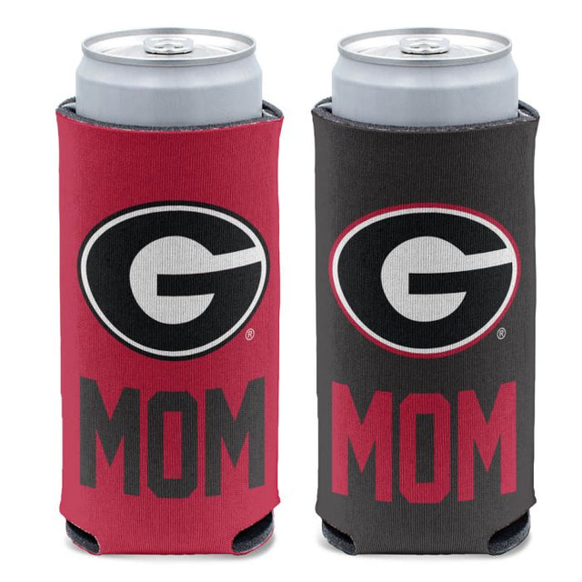 Enfriador de latas delgado de 12 oz MOM de Georgia Bulldogs