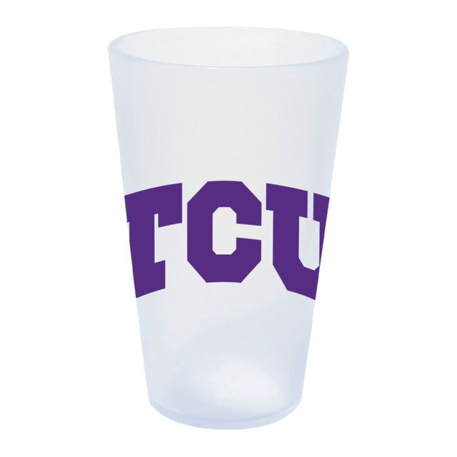 TCU Horned Frogs ICICLE 16 oz Silicone Pint Glass