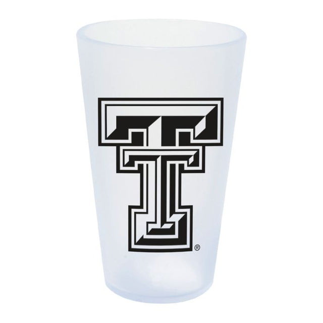 Vaso de pinta de silicona ICICLE de 16 oz de los Texas Tech Red Raiders