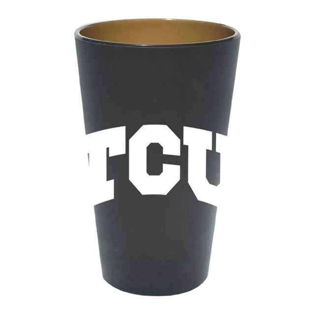 TCU Horned Frogs SMOKE 16 oz Silicone Pint Glass