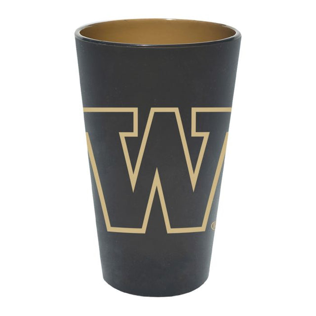 Vaso de pinta de silicona de 16 oz con la marca Washington Huskies SMOKE