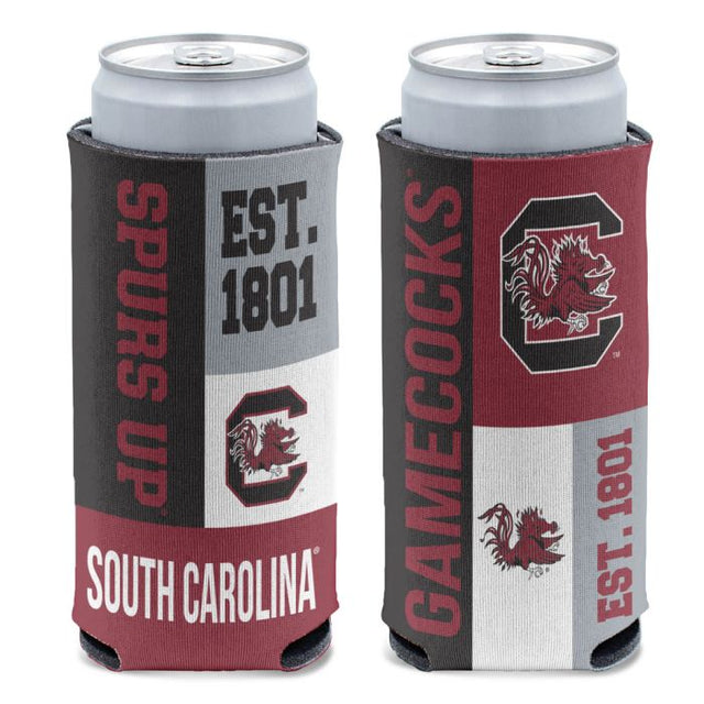 South Carolina Gamecocks BLOCK 12 oz Slim Can Cooler