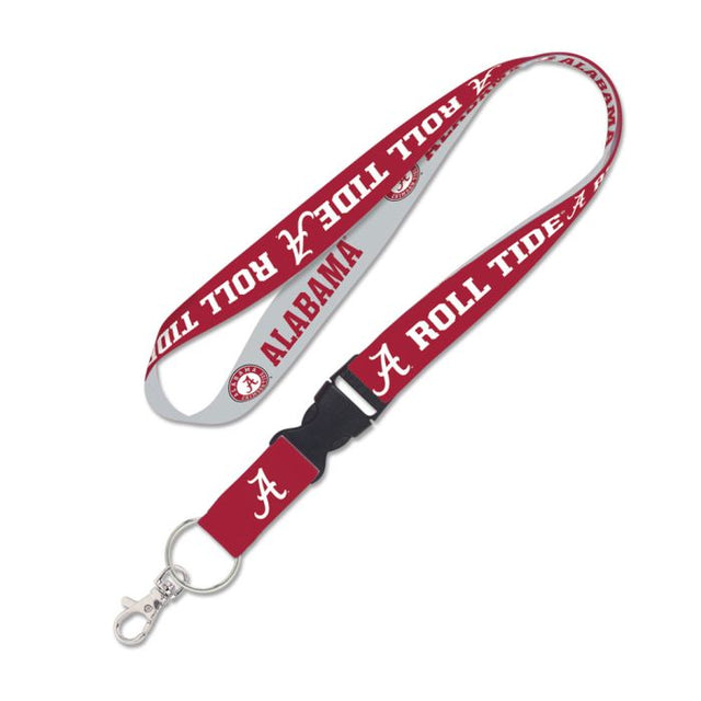 Alabama Crimson Tide Lanyard w/detachable buckle 1"