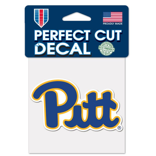 Pittsburgh Panthers Perfect Cut Color Decal 4" x 4"