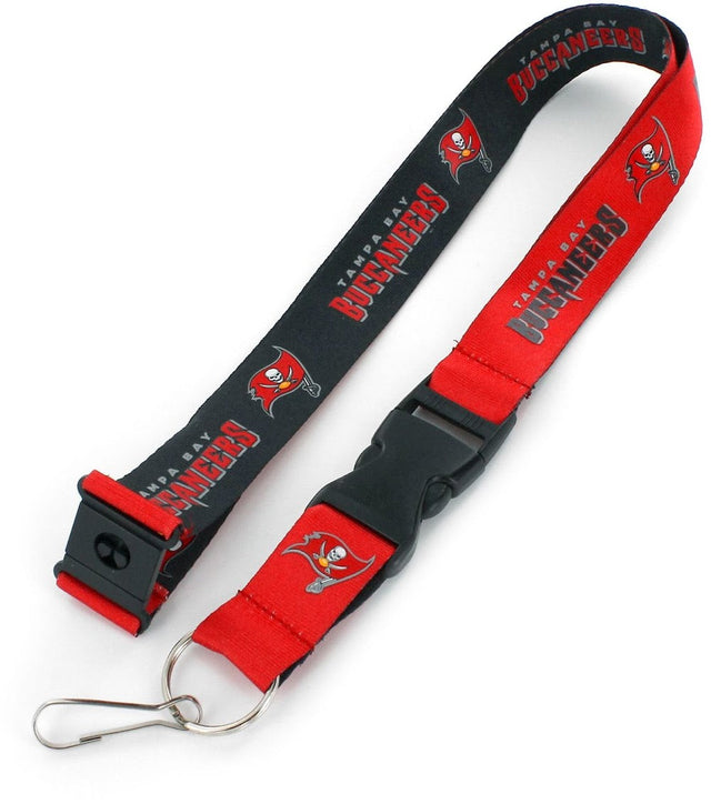 Tampa Bay Buccaneers (BLACK/RED) Reversible Lanyard -LN-162-27