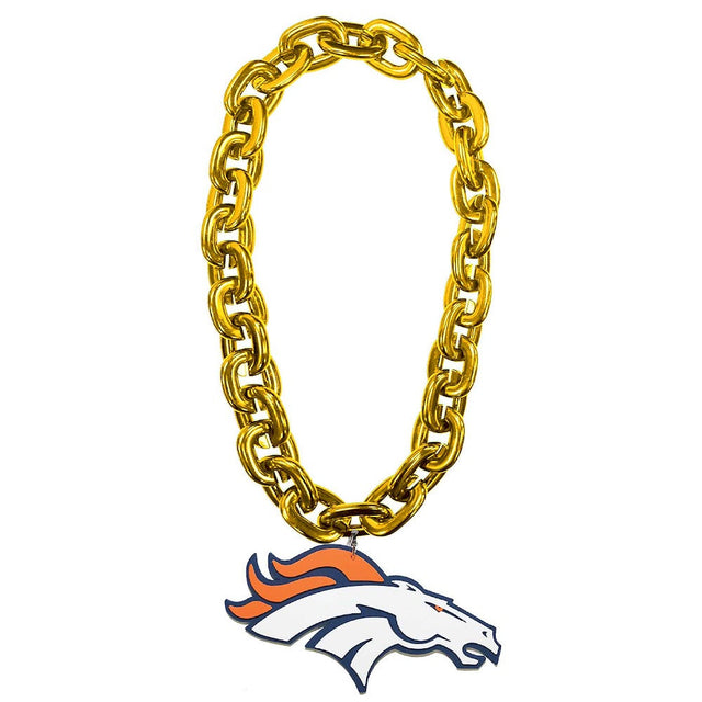 Cadena para ventiladores de los Denver Broncos (GOLD) -FF-590-04-GD