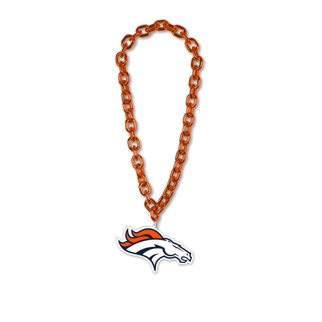 Collar de cadena grande de los Denver Broncos