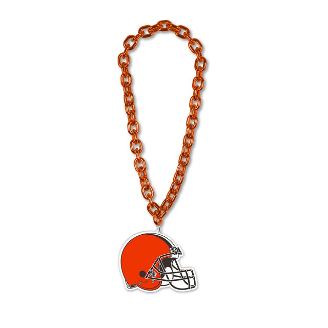 Collar de los Cleveland Browns con cadena grande