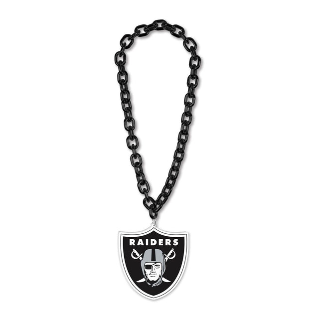 Collar de cadena grande de los Raiders de Las Vegas