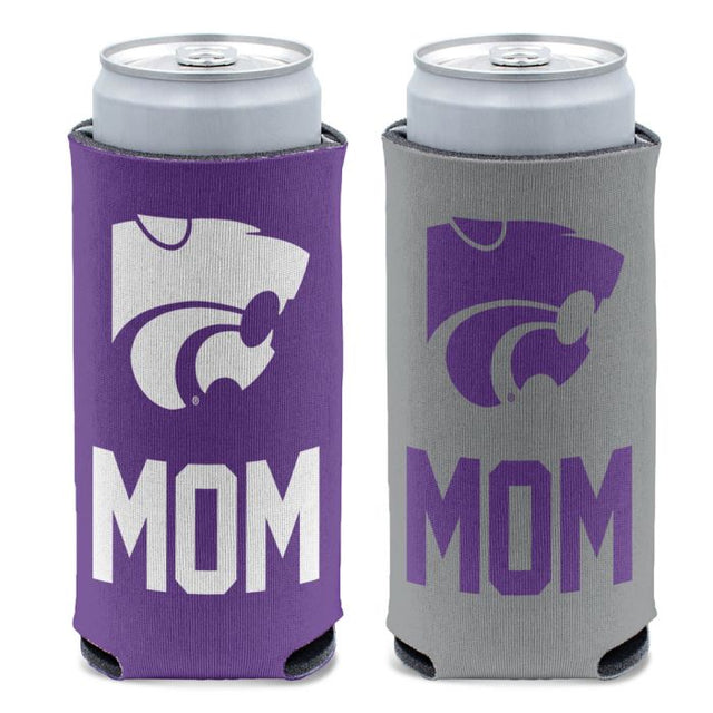 Refrigerador para latas delgado de 12 oz MOM de Kansas State Wildcats