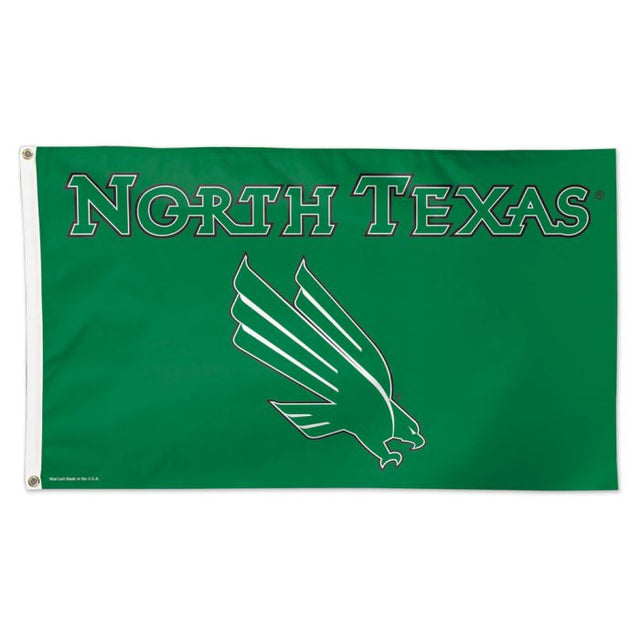 Bandera verde del norte de Texas: Deluxe, 3 x 5 pies