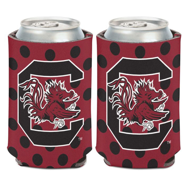 Enfriador de latas con lunares de South Carolina Gamecocks, 12 oz.