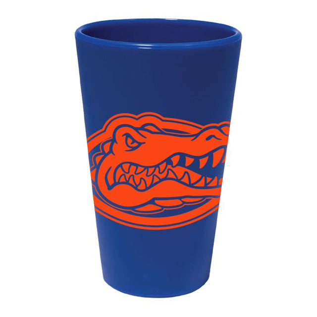 Vaso de pinta de silicona de 16 oz de Florida Gators BLUE