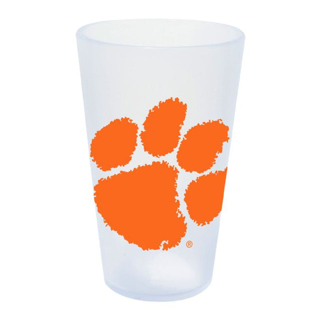 Vaso de pinta de silicona de 16 oz de Clemson Tigers