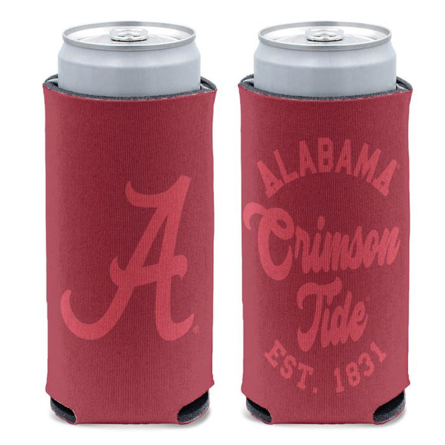 Alabama Crimson Tide TONAL 12 oz Slim Can Cooler