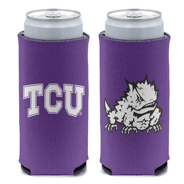 TCU Horned Frogs LOGOS 12 oz Slim Can Cooler