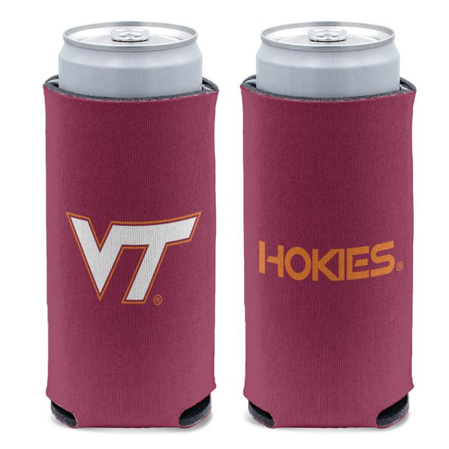 弗吉尼亚理工大学 Hokies LOGOS 12 盎司超薄罐装冷却器