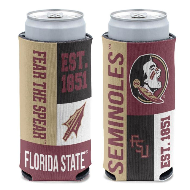 Enfriador de lata delgada BLOCK de 12 oz de los Florida State Seminoles