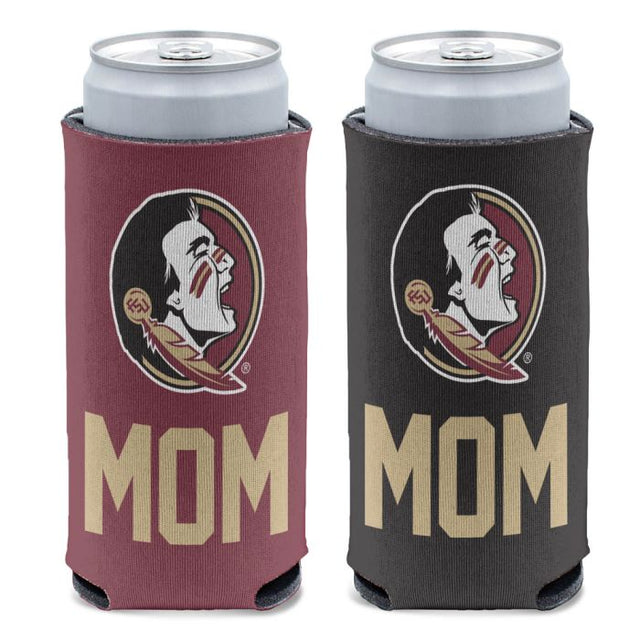 Enfriador de lata delgado de 12 oz MOM de Florida State Seminoles