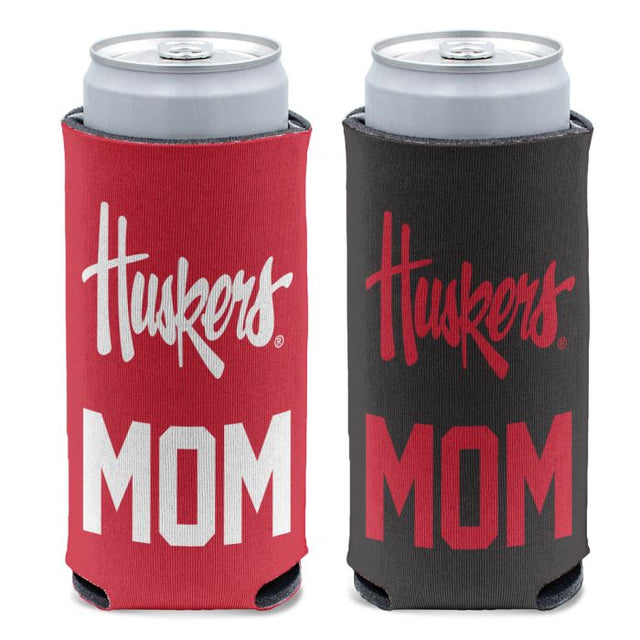 Nebraska Cornhuskers NAME DROP MOM DAD ALUMNI 12 oz Slim Can Cooler