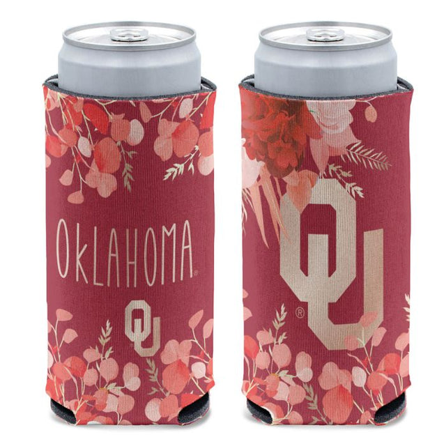 Oklahoma Sooners EUCALYPTUS 12 oz Slim Can Cooler