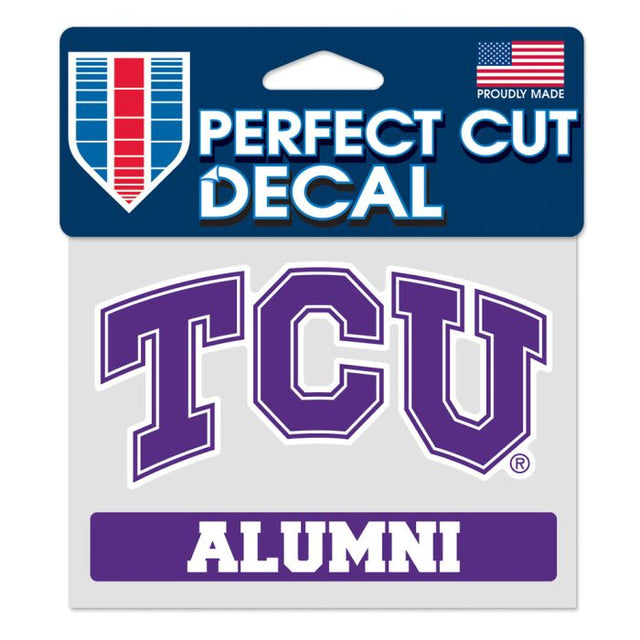 TCU Horned Frogs Perfect Cut Color Decal 4.5" x 5.75"