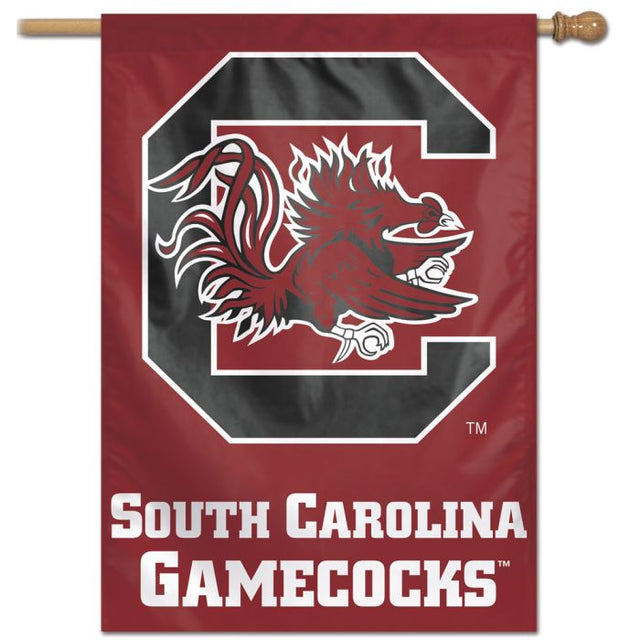 Bandera vertical de los Gamecocks de Carolina del Sur, 28" x 40"