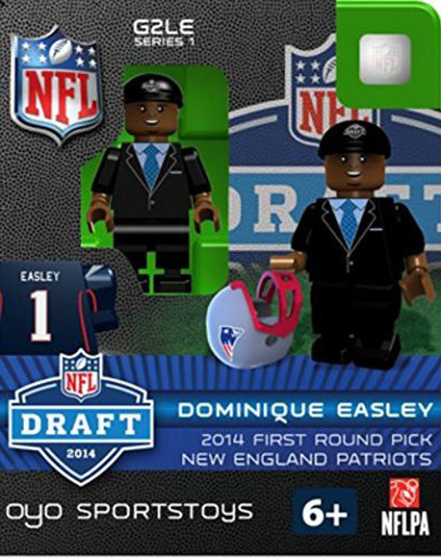 Figura de los New England Patriots, selección del draft de 2014, de OYO Sportstoys, Dominique Easley