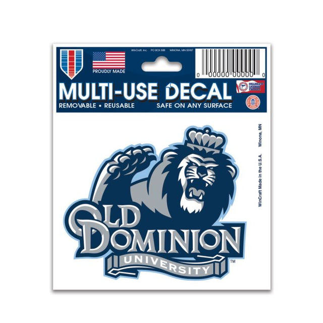 Calcomanía multiusos Old Dominion Monarchs de 3" x 4"