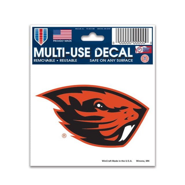 Calcomanía multiusos de Oregon State Beavers de 3" x 4"