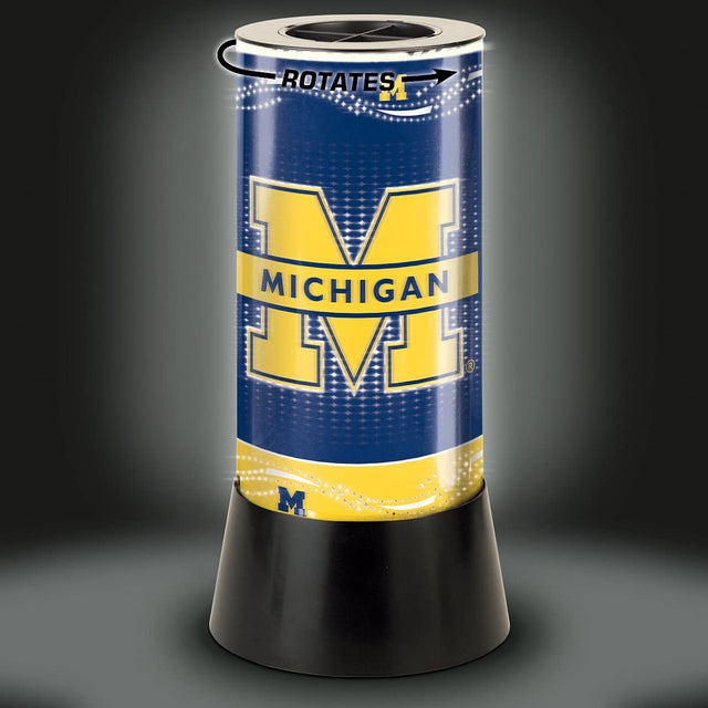 Michigan Wolverines Lamp Rotating Desk Style