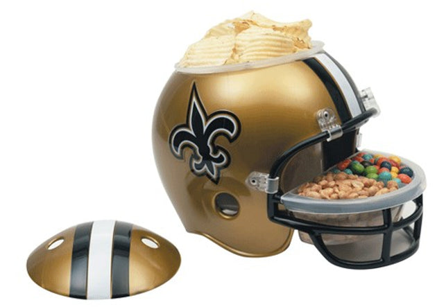 Casco de los New Orleans Saints con forma de bocadillo