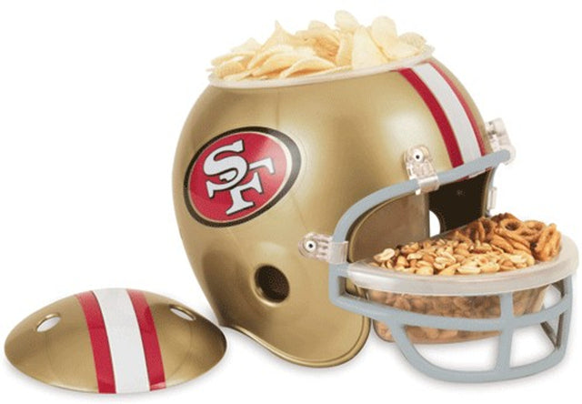 Casco de los San Francisco 49ers con forma de bocadillo