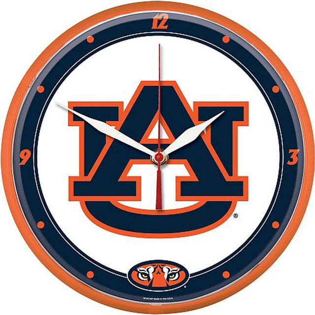 Reloj de pared redondo de los Auburn Tigers