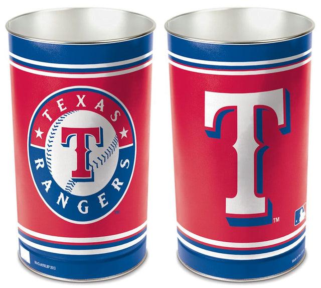 Texas Rangers Wastebasket 15"