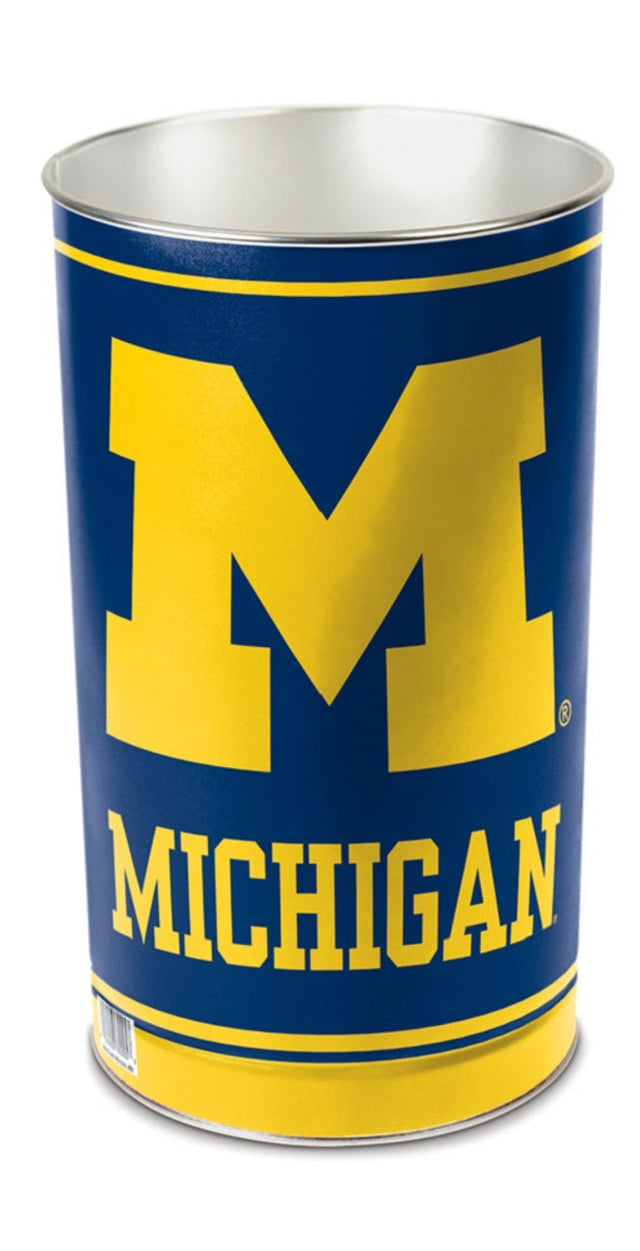 Papelera de 15" de los Wolverines de Michigan