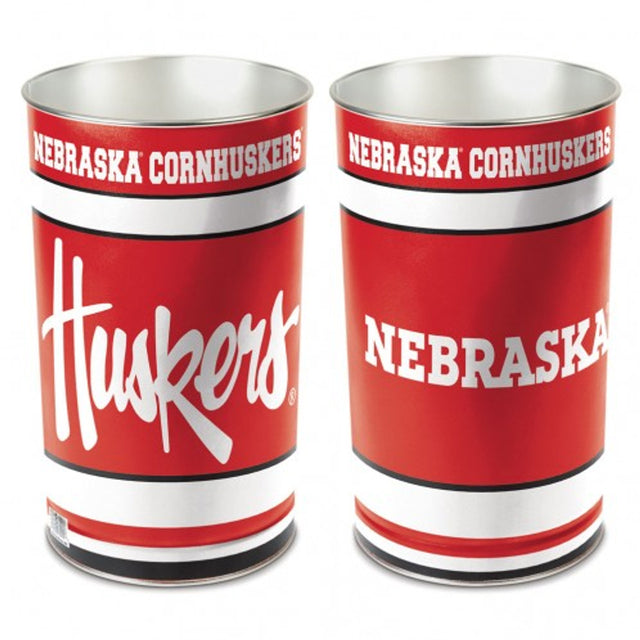 内布拉斯加州 Cornhuskers 废纸篓 15 英寸