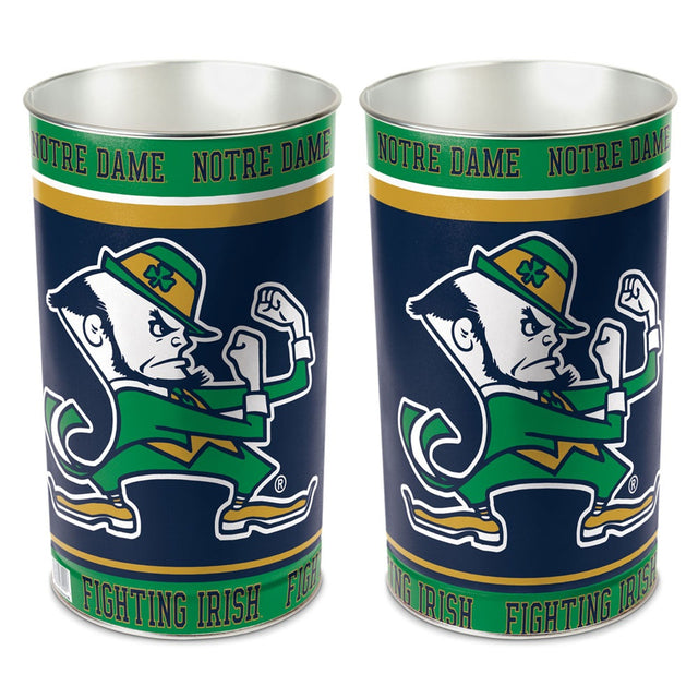 Papelera de 15" de Notre Dame Fighting Irish