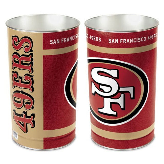 Papelera de 15" de los San Francisco 49ers