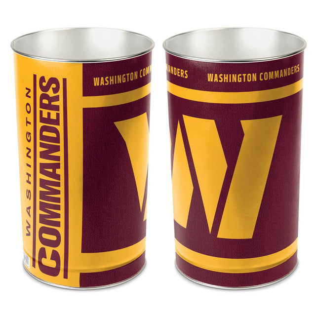 Papelera de 15" del equipo Washington Commanders