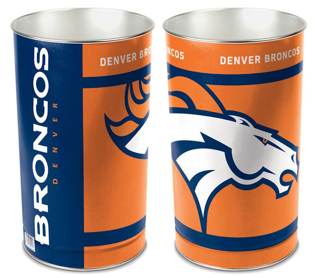 Denver Broncos Wastebasket 15"