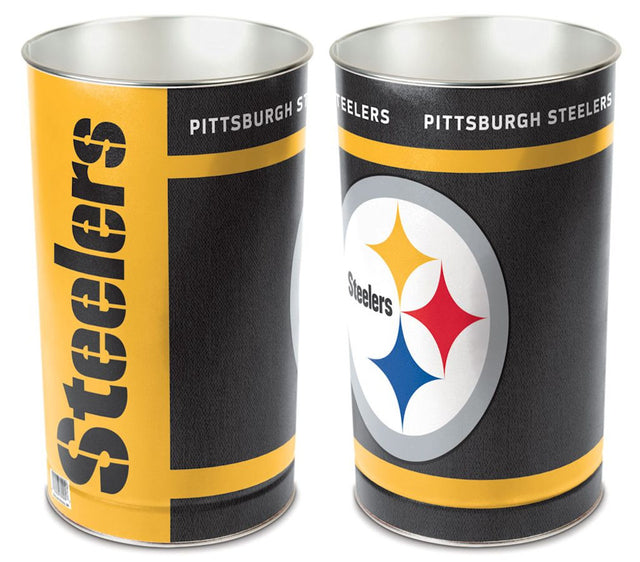 Papelera de 15" de los Pittsburgh Steelers