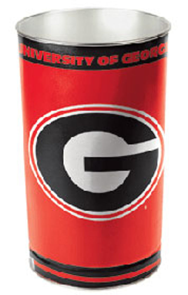 Georgia Bulldogs Wastebasket 15"