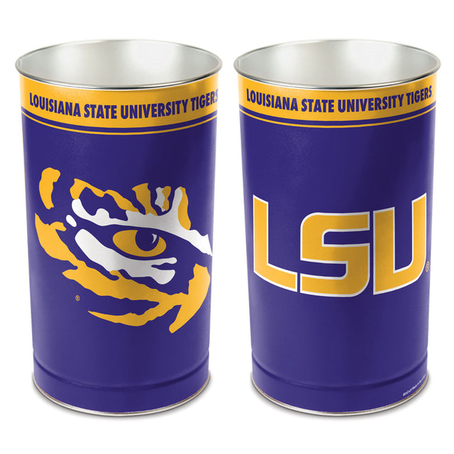 LSU Tigers Wastebasket 15"