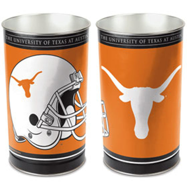 Papelera Texas Longhorns de 15"